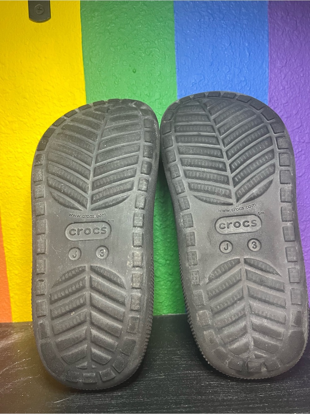Kids Black platform Crocs - Picture 5 of 5